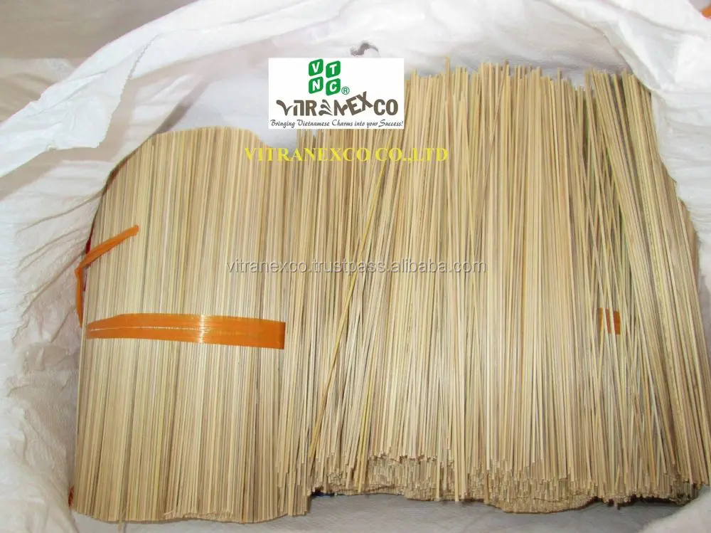 Bamboo sticks for agarbatti incense made in Vietnam