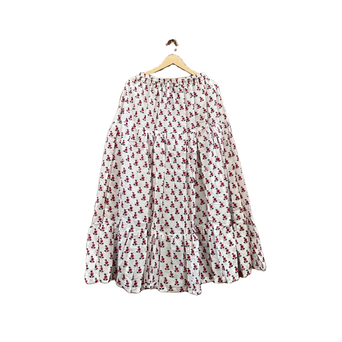 Girls Skirts Floral Printed Maxi Design Bohemian Style Cotton Long Wear Skirts Indian Tunic Women Skirt Boho