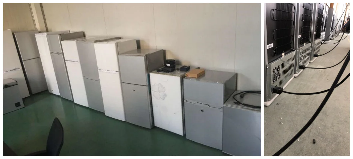 108/118/ 142/178/198/218/268 Liter Double Door DC Solar Fridge Top Freezer save energy refrigerator