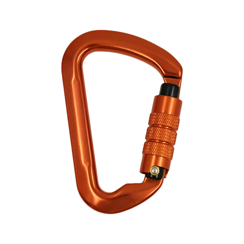 Safe Carabiner D Shaped Climbing Accessories Rock Climb Carabiner Clip Protective Buckle