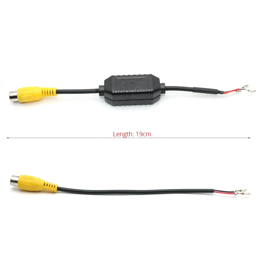 Car Reversing Camera RCA Cable Filter Adapter for Peugeot 408 508 for Citroen C5 DS Cactus Picasso NAC SMEG System