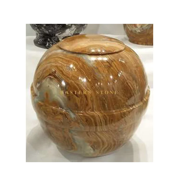 Premium Quality Marble  And Wooden cremation Funeral Supplies Ash Urns For Daily Use Available in Reasonable Prices