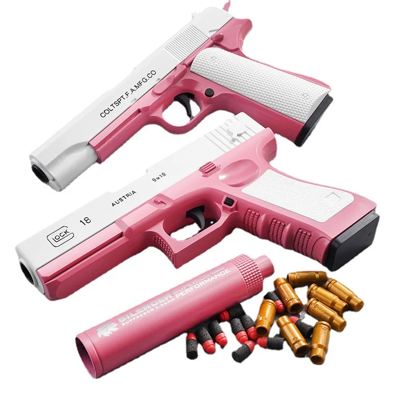 m1911 realistic deagle toy gun drum magazine