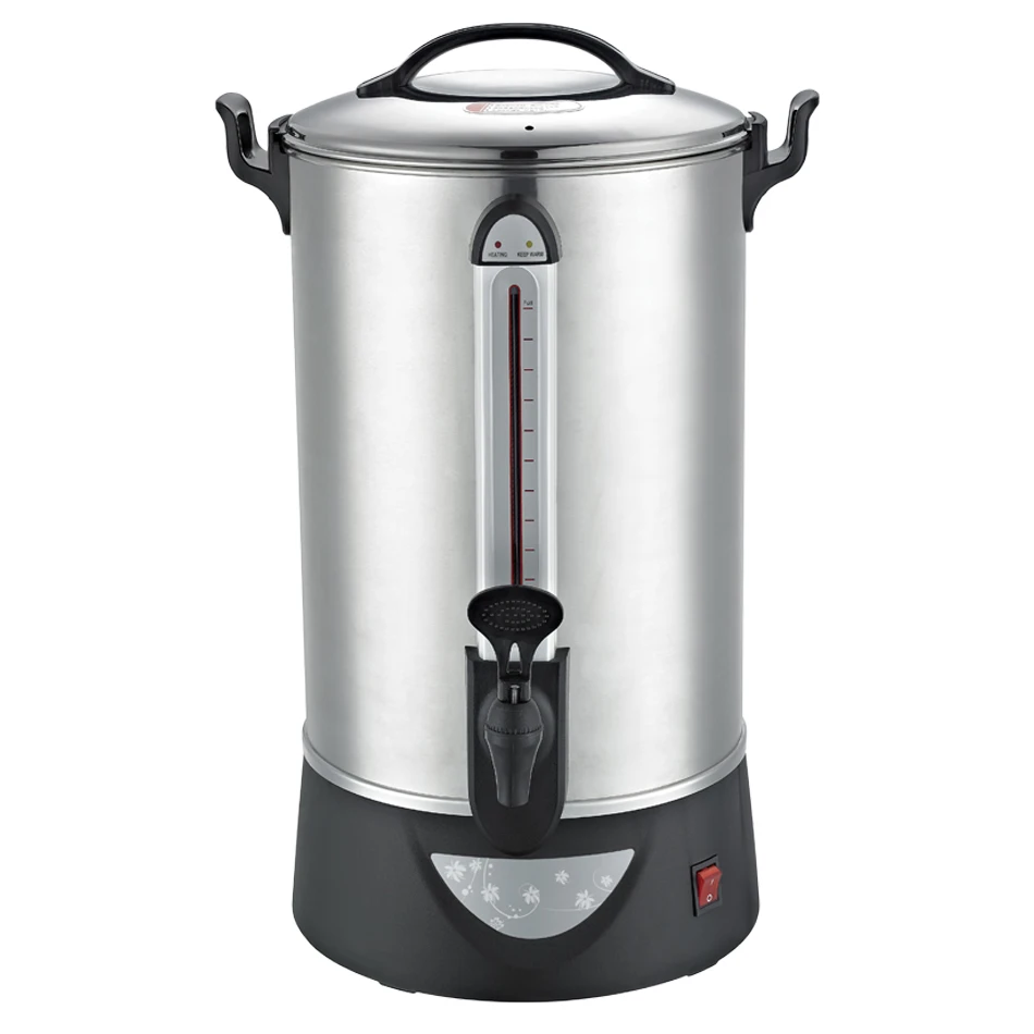 2024 Hotel Buffet Kitchen Utensils Electric Water Boiler Double Wall 20 30 40 50 Liter Mechanical Stainless Steel Noodle Pot 220