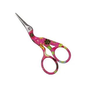 Embroidery scissors for handcrafting DIY work Crane Stork scissors used in Tailor crafting Bird Style Fancy Shears