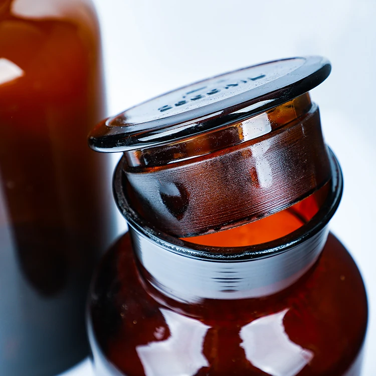 Beat quality 500ml anti-corrosion medical wide mouth amber reagent bottle used for storage