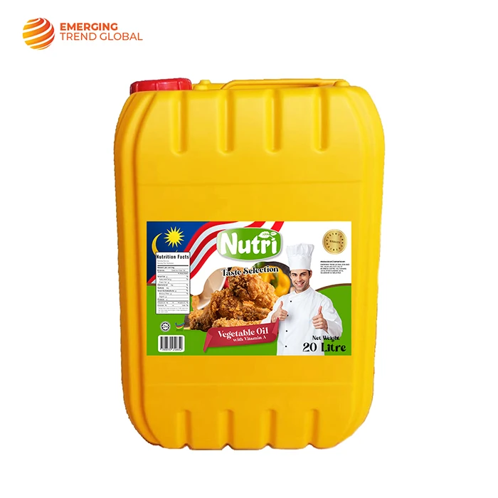 Hot Sales Malaysia Wholesale Best Quality Olein Vegetable Oil Cooking Use Jerry Can Package Long Shelf Life 100% Pure Palm Oil