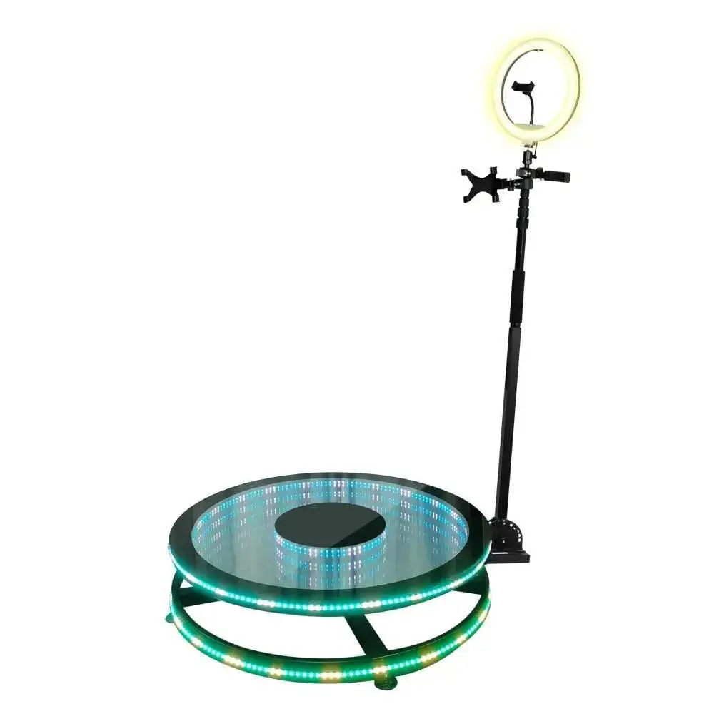 Hot Sale Automatic Spinning 360 Photobooth  Automatic 360 Degree Video Booth Rotating 80Cm 100Cm 115Cm Prix