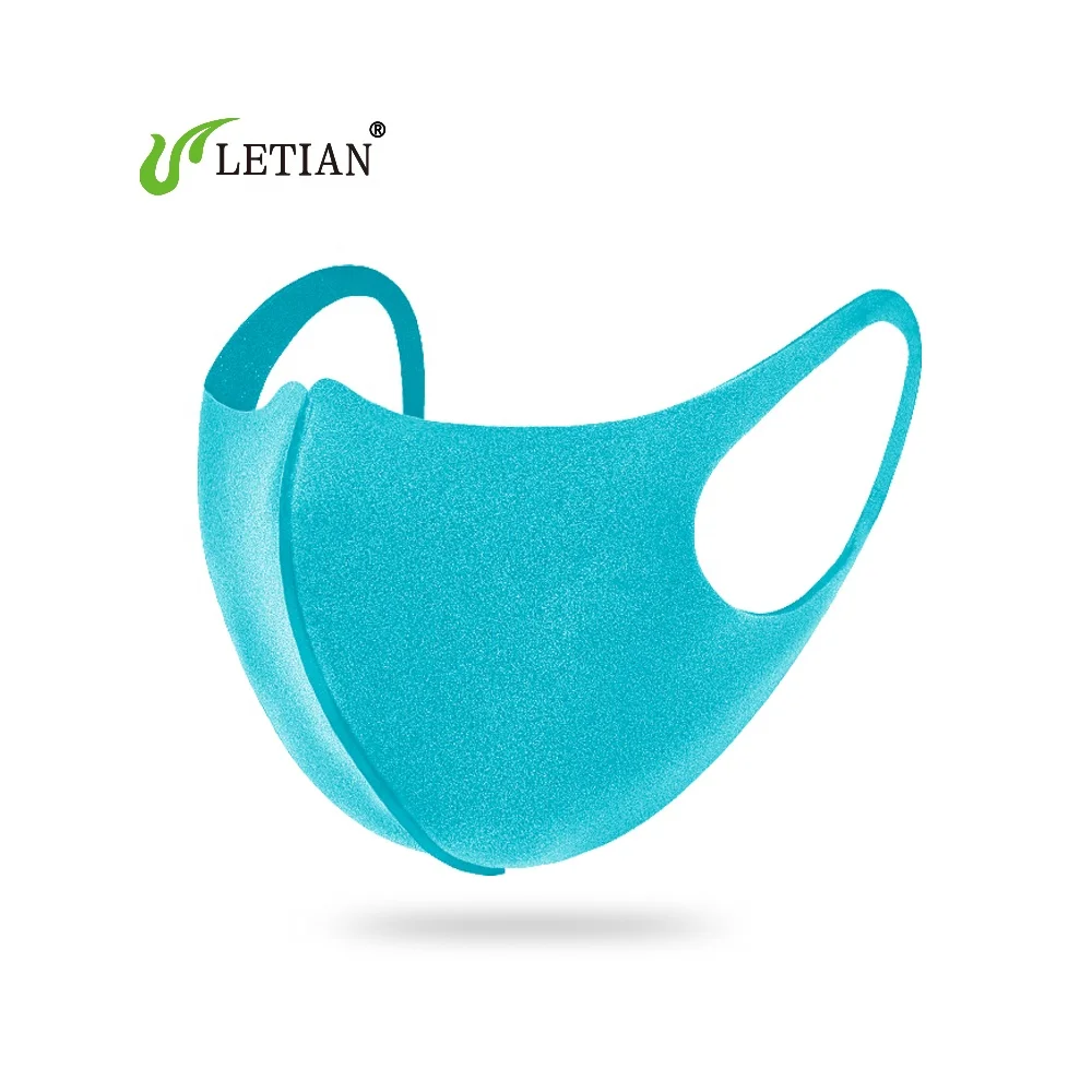 LETIAN anti-dust children color Kids Polyurethane Sponge Masks (non-medical)