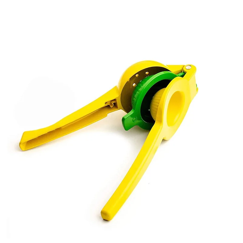 BP54 Metal 2-in-1 Lemon Squeezer Sturdy Max Extraction Hand Juicer Lemon Squeezer Gets Every Last Drop Manual Citrus Juicer