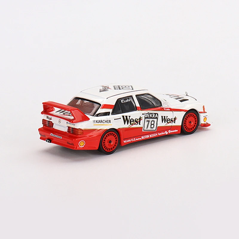 MINIGT 1/64 Scale Diecast Toy Car Model 190E 2.5 Evolutionii 1991 DTM Race Car Model