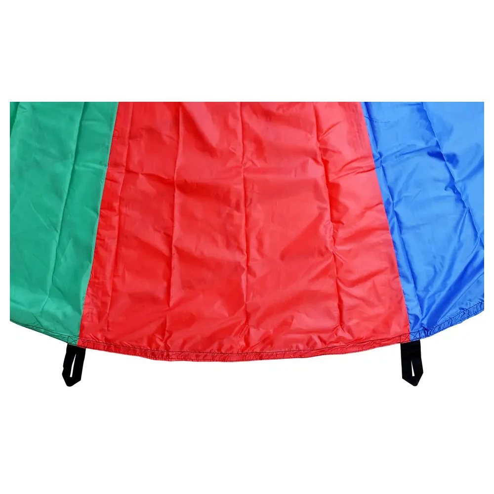 Super Quality Children Educational Team Work Play Games Toy Handles Rainbow Parachute At Reasonable Price