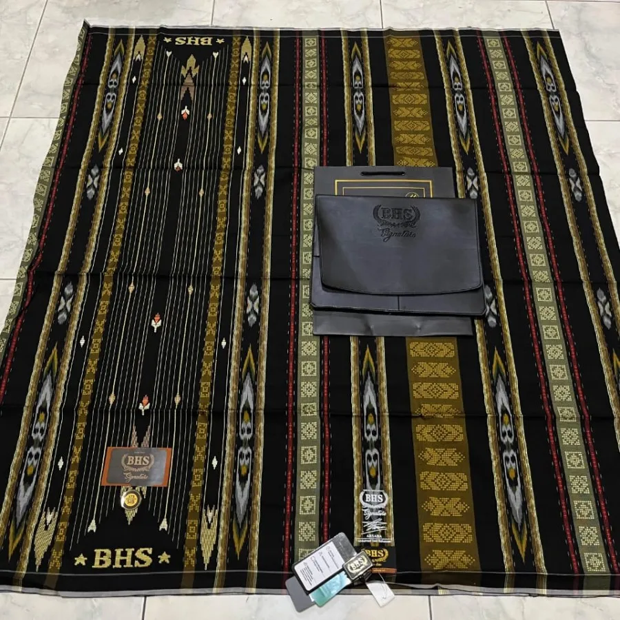 BHS Signature Sarong Lungi Handmade Traditional Ethnic Clothing for Adults One Size Comfortable Breathable Bottoms