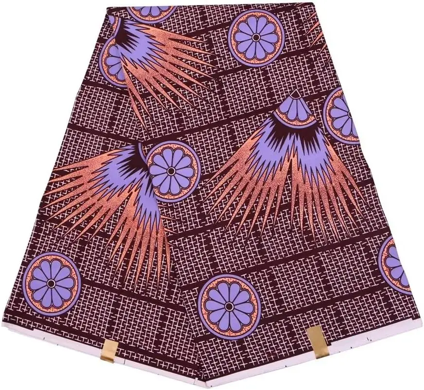 African Wax Printed Fabric High-Quality Holland Wax Loincloth Vibrant Patterns for Traditional Wear fabric crafts cotton INDIAN