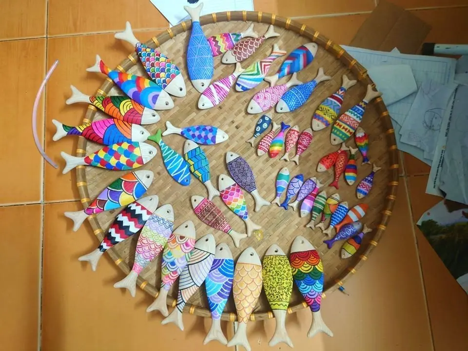 New Design Kids Educational Wooden Animal Toys Carved From Natural Wood From Vietnam with Colorful Designs