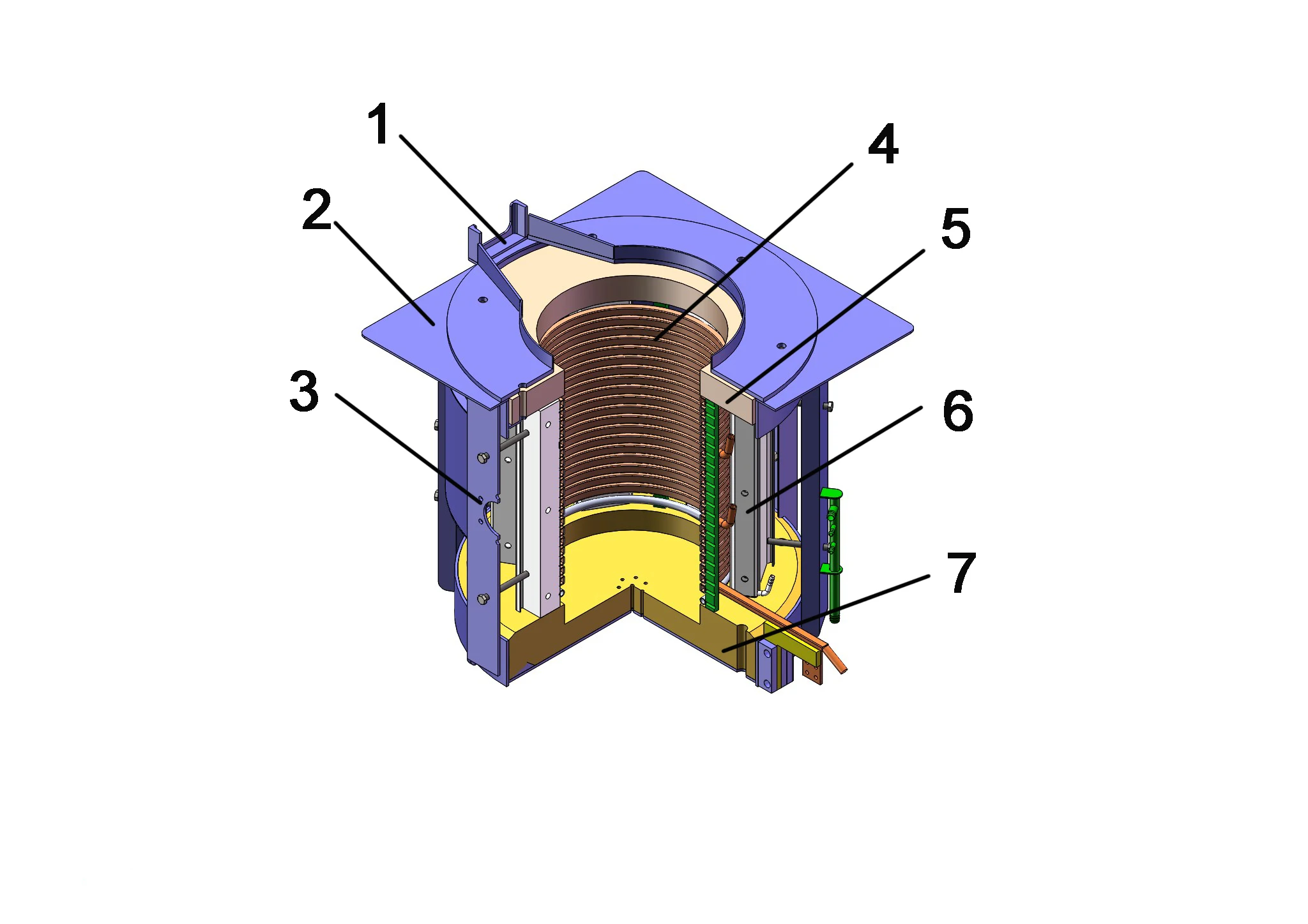 SHENGUANG Factory Direct Scrap Aluminum Recycling Equipment Aluminum Alloy Melting Furnace With Reducer Tilting Electric Furnace