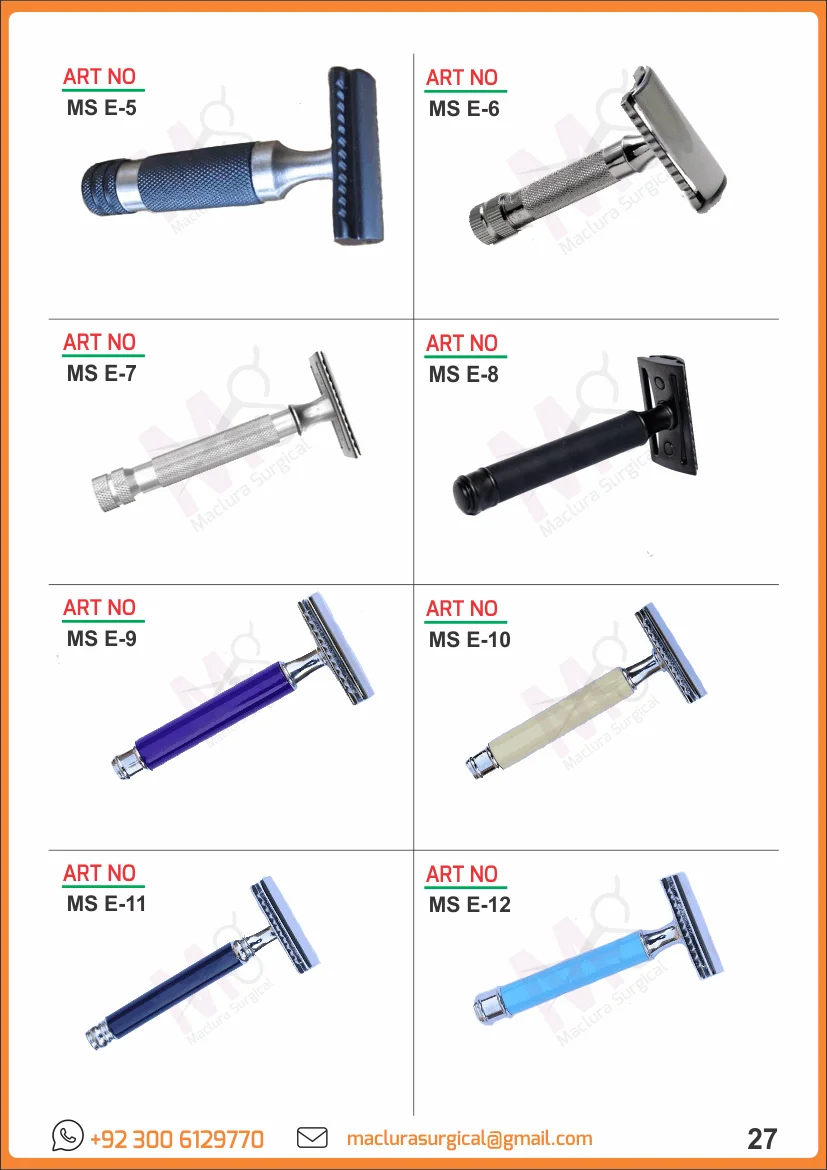 Safety Razor Pouch Travel Case For Razor Personalized design free logo