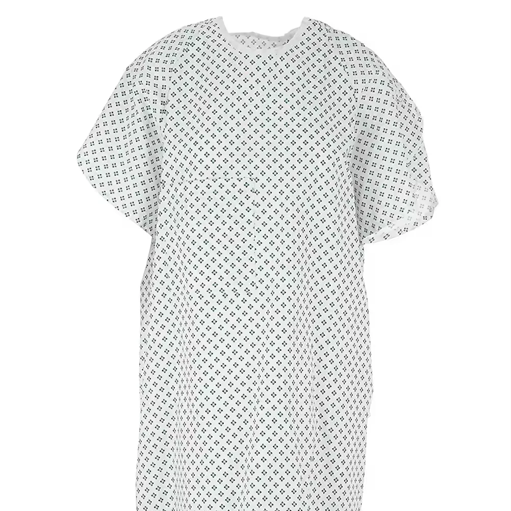 Custom material Hospital Clothing Breathable best design Patient Gown Non Disposable Operation patient gowns anti bacterial OEM
