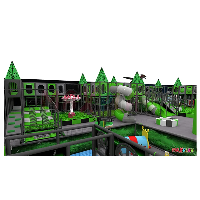 soft Play Center indoor Playground Kids Ball Pit with slides pickler equipment  themed ball pit with slide indoor playground