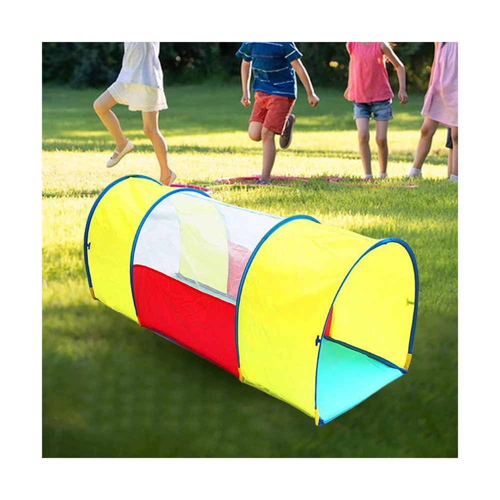 New Kids Tunnel Indoor Outdoor Toy Kids Backyard Play Set Tunnel Toddlers Fitness Equipment