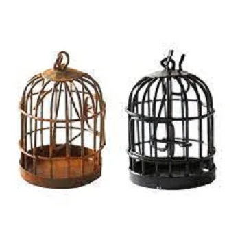 Large Metal Bird Flight Cage Bird Cage Open Top Standing Parrot Parakeet Cage With Rolling Stand