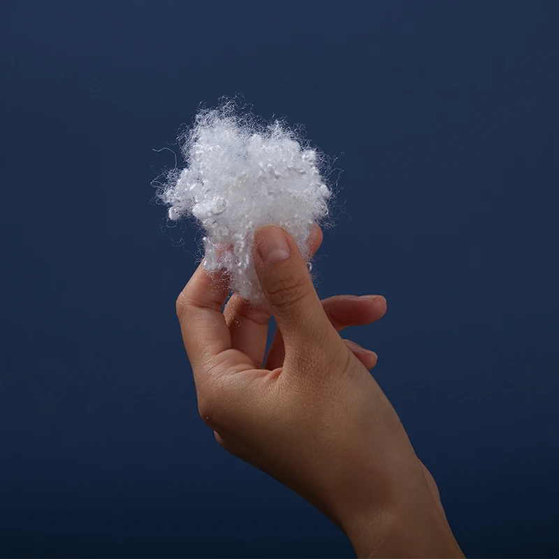 100% Rpet Bottle Eco Friendly Easy Open Non Siliconized Hcs Fill Doll Polyester Fiber