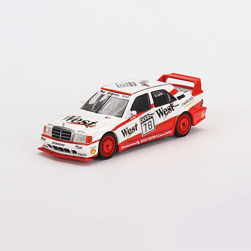 MINIGT 1/64 Scale Diecast Toy Car Model 190E 2.5 Evolutionii 1991 DTM Race Car Model