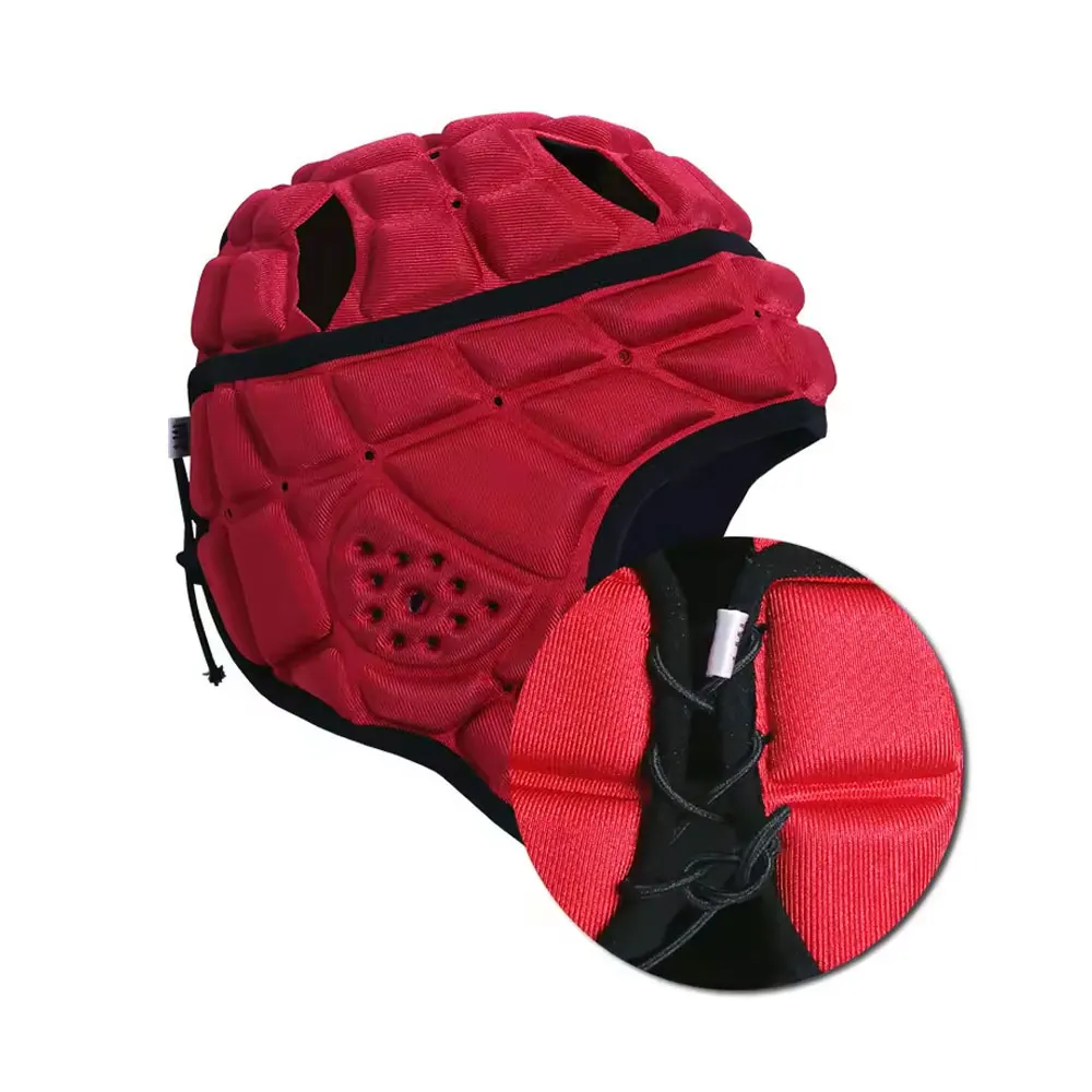 New Article Sweatproof Sportman Wear Men Rugby Helmet Original Material Factory Direct Best Selling Men Rugby Helmet
