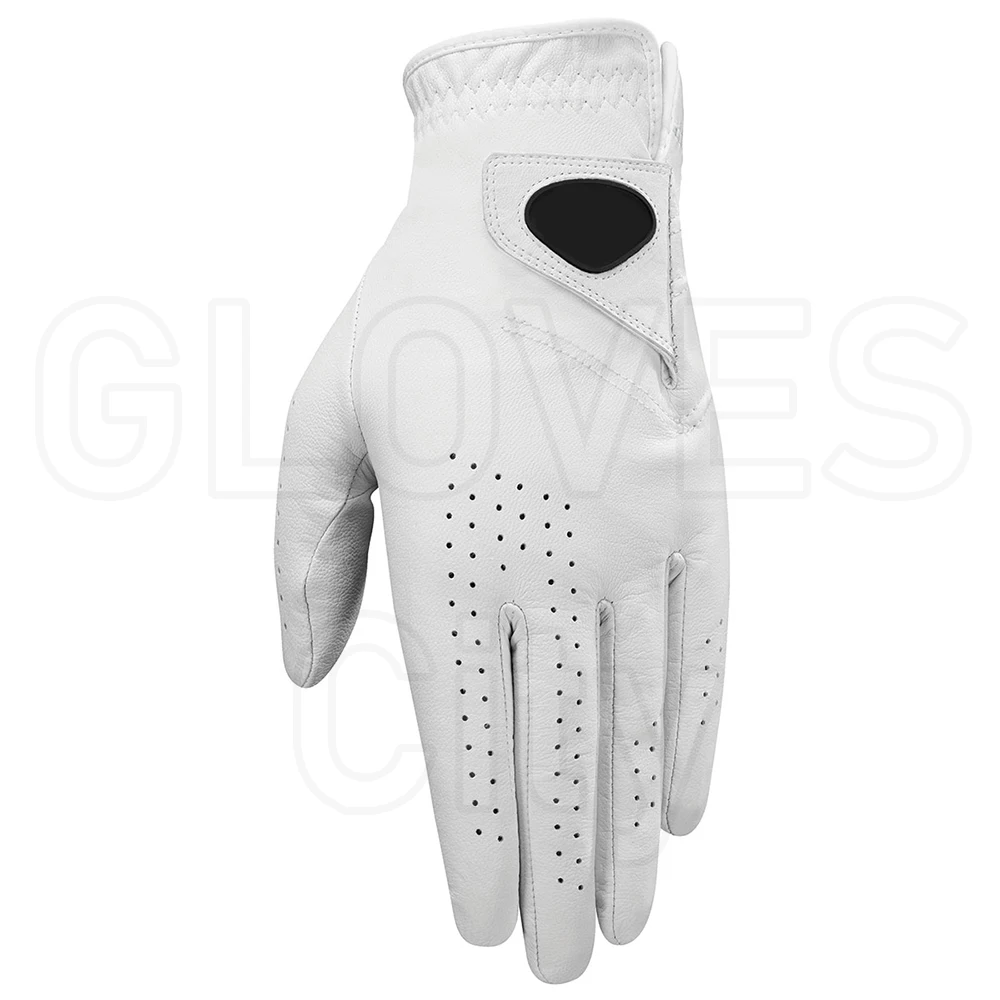 OEM customized Embroidery logo golf gloves High Quality Custom Cabretta Leather Golf Gloves