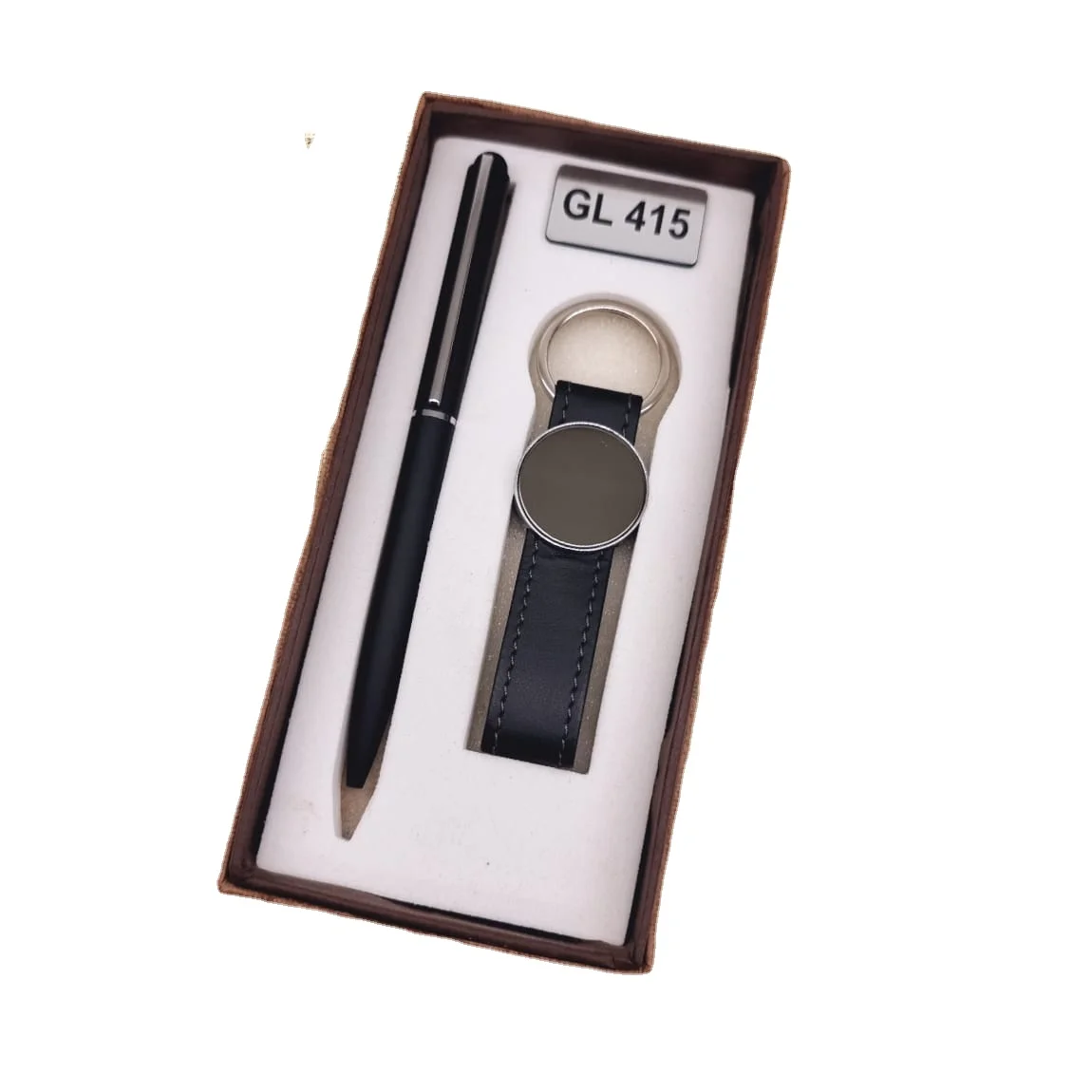 Corporate Gift-Simple and Classy Black Pen & Keychain Set for Christmas Promotional and Business Gifts Best Price
