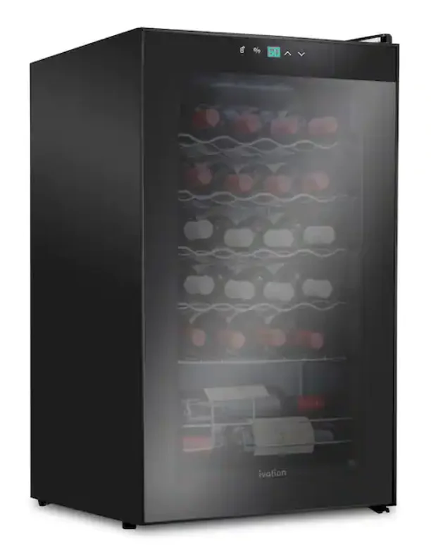 Kenkuhl 24-bottle wine cooler refrigerator freestanding Wine Cooler single zone wine refrigerator