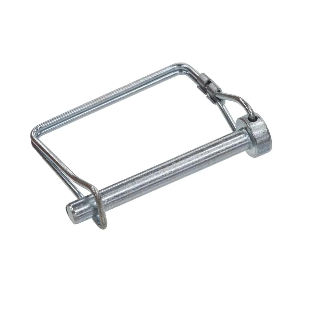 Super Selling Stainless Steel Safety Lock Hitch Pin with Double Chain for Securing Trailer Couplers from Indian Exporter