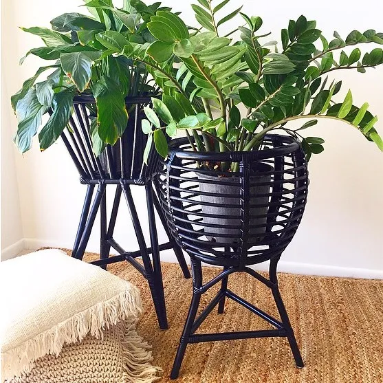 Rattan Plant Stand Flower Pot Holder Handmade From Vietnam