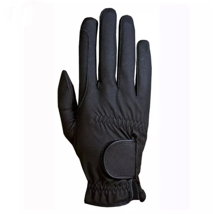 Horse Riding Equestrian Gloves Synthetic Leather Ladies breathable Gloves Anti Slip Firm Grip Touch Screen Riding Gloves