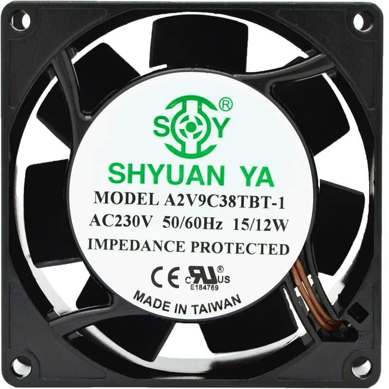 92x38mm Humidity Sensor Motion Auto Cutoff Resturaunts Lifetime Cooling Exhaust Fan