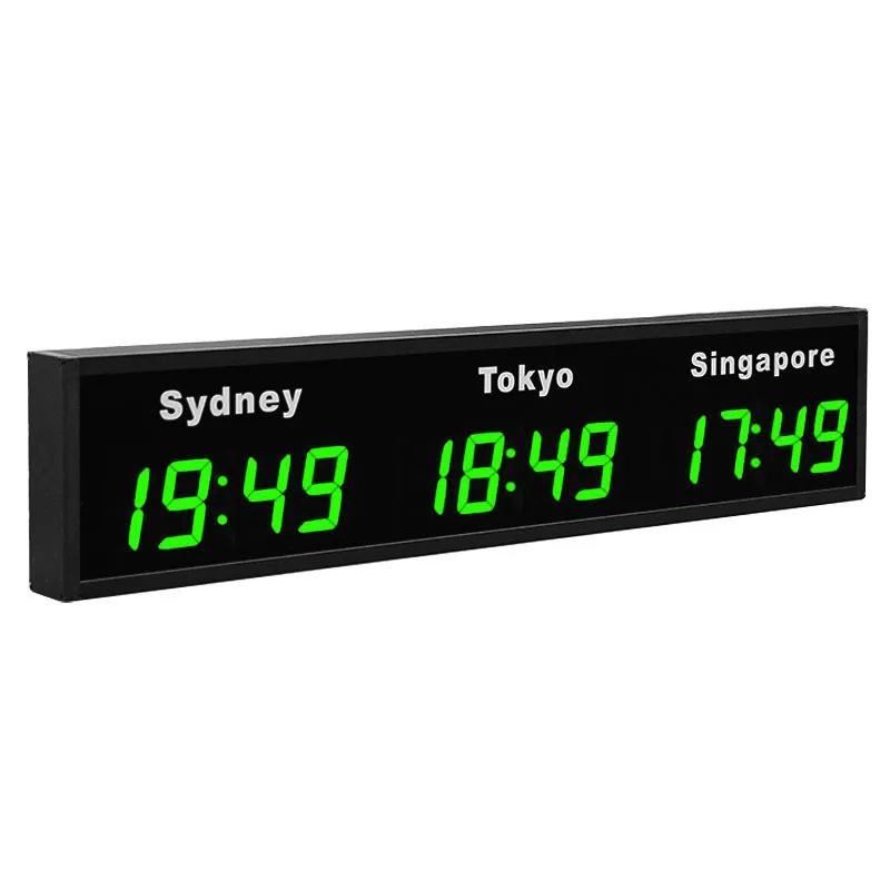 CHEETIE CP34 Desktop Accurate App for Windows Chicago 3 Time Zone World Clock Watch With Wholesale Price