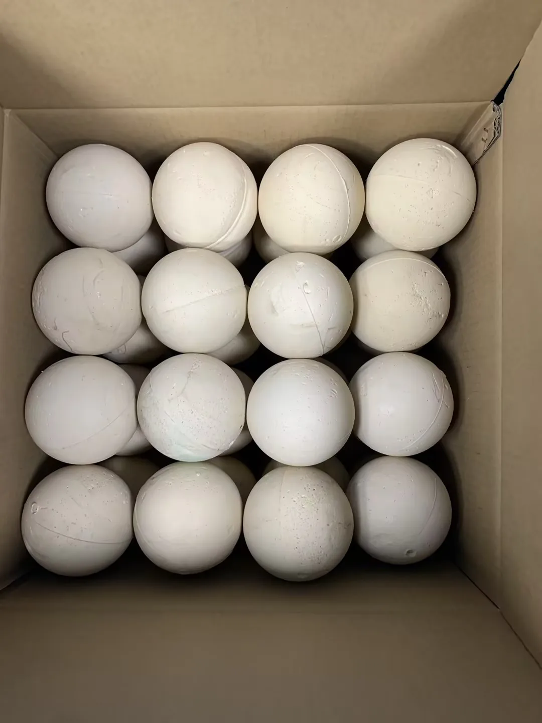 Natural latex sponge balls