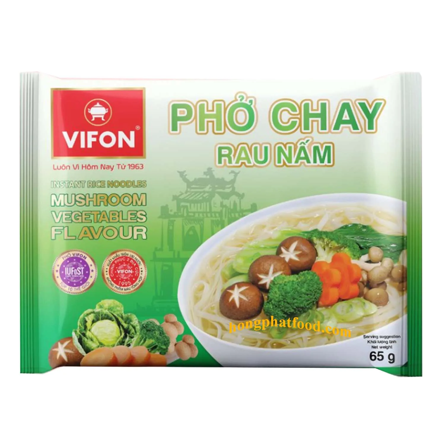 Vegan Instant rice noodles bag for buying Factory Price Vifonn Pho traditional food Vietnam accept OEM private brand bulk