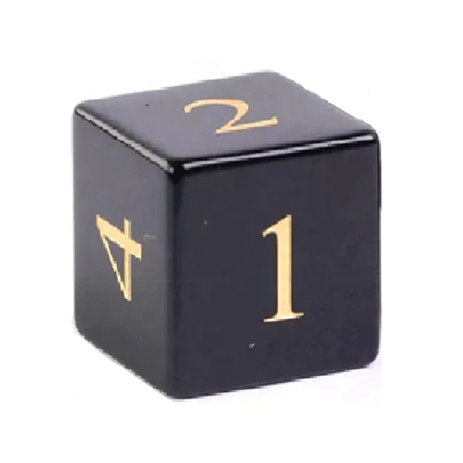 stone d6 dice cube black tourmaline natural gemstone d6 dice crystal crystal Engraved stone carving dice sets d6 stone cube