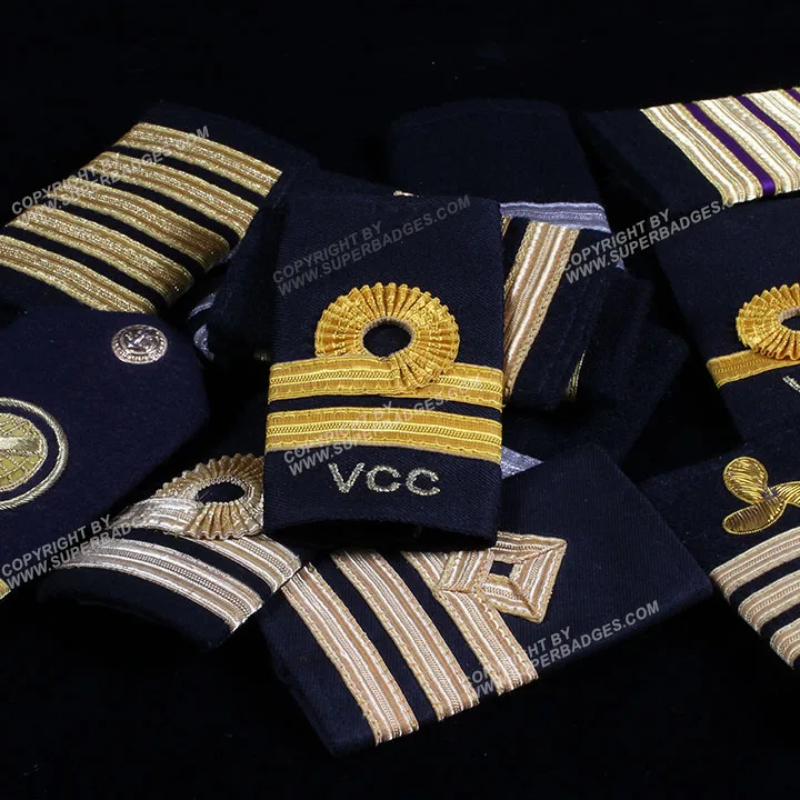 Customized Boards Badge Print Epaulette Shoulder Uniform Epaulettes