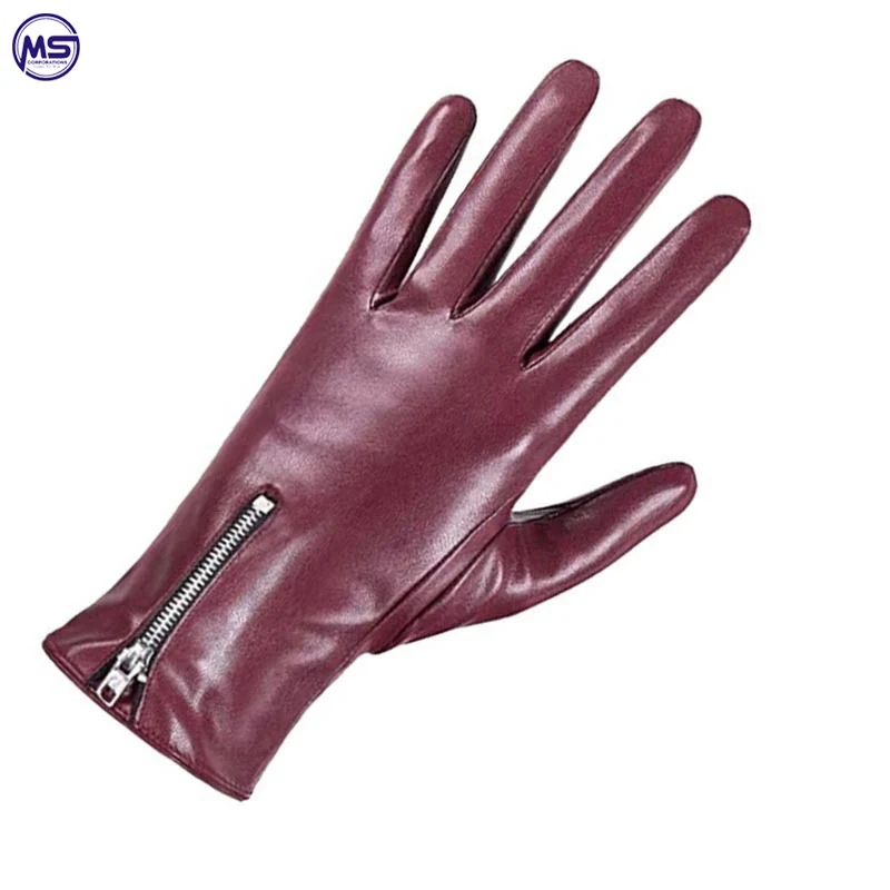 Высококачественное покрывало на весь палец дизайн лучшее качество 2023 кожа мужские Модные кожаные перчатки Оптом