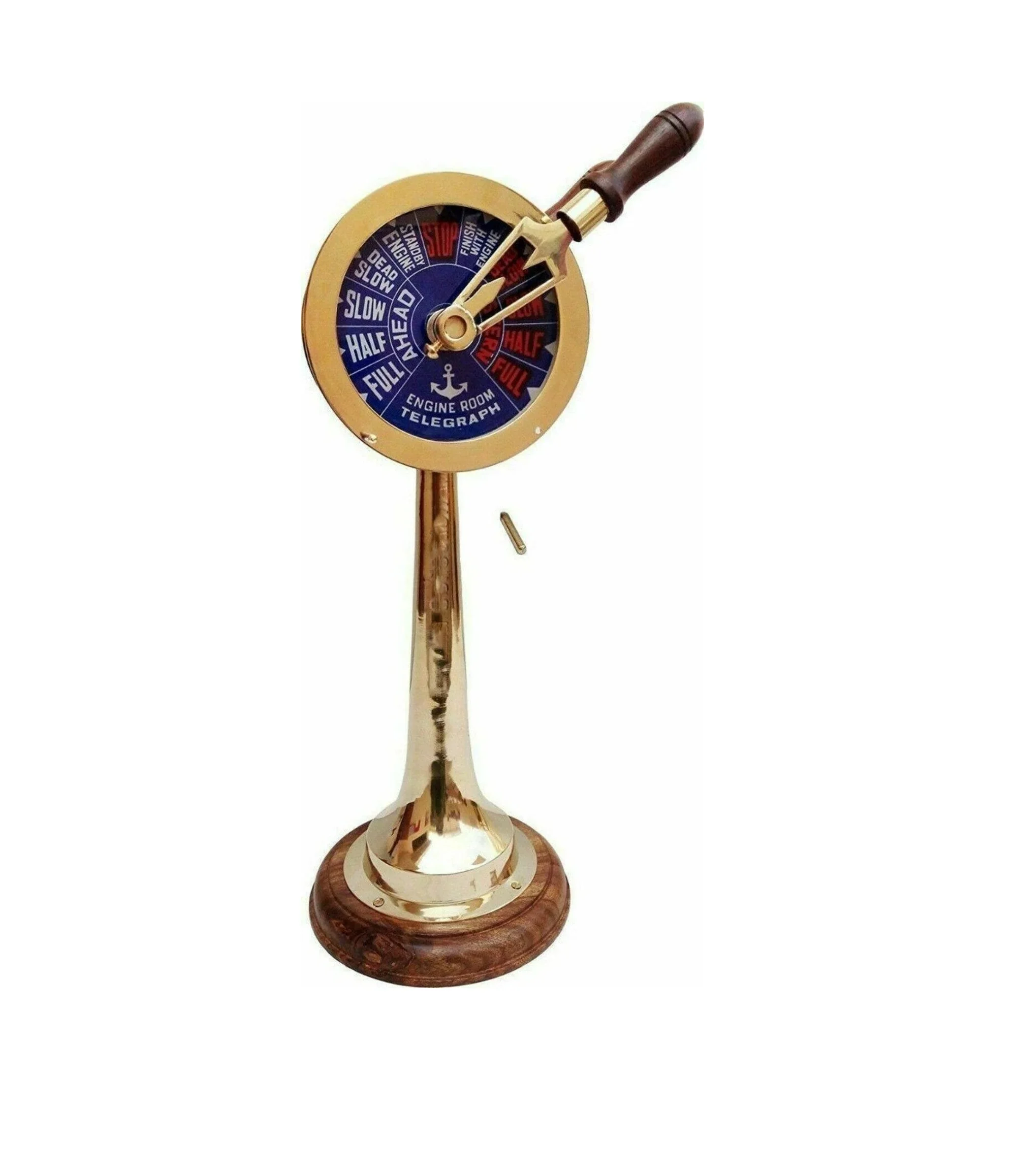 Latest durable Collectible Marine Brass Telegraph Nautical Designer Metal Crafts Pen Holder Nautical Vintage Style Telegraph