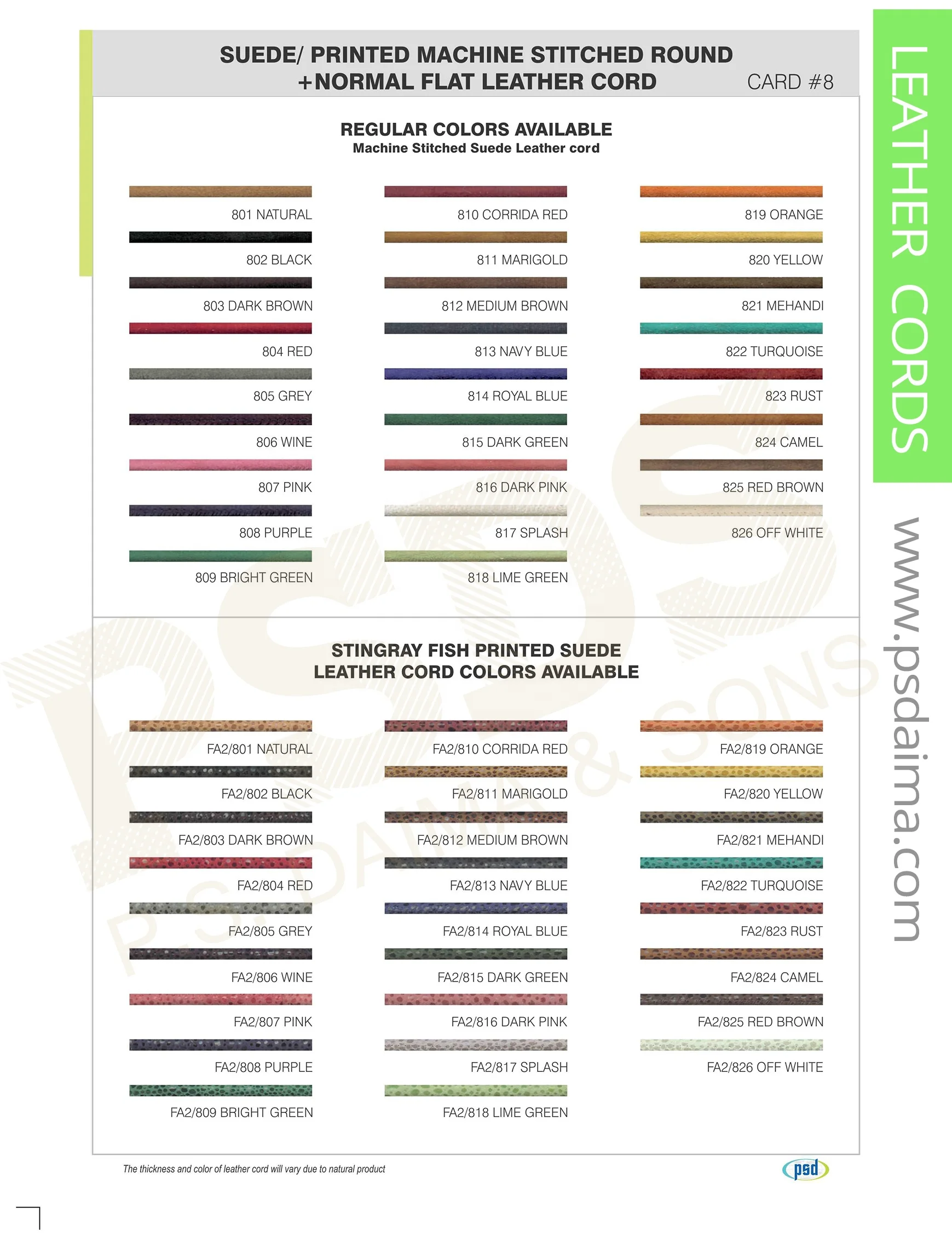 Real suede Lizard print metallic machine stitch