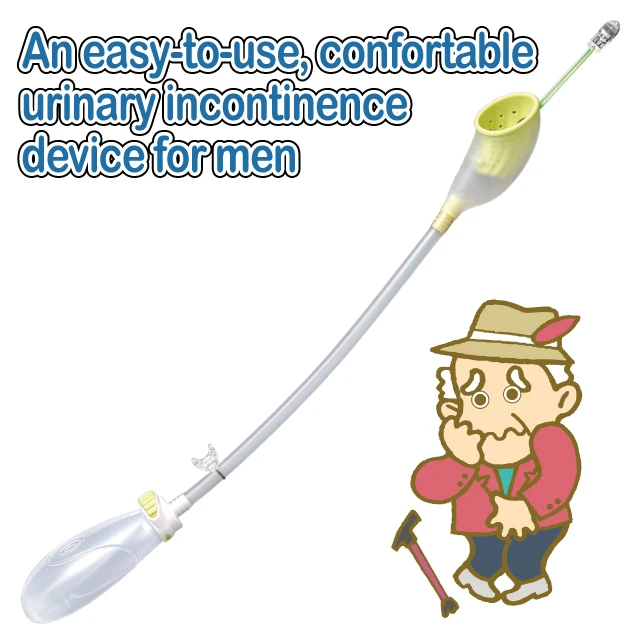 An easy-to-use, comfortable incontinence urinary toilet for men