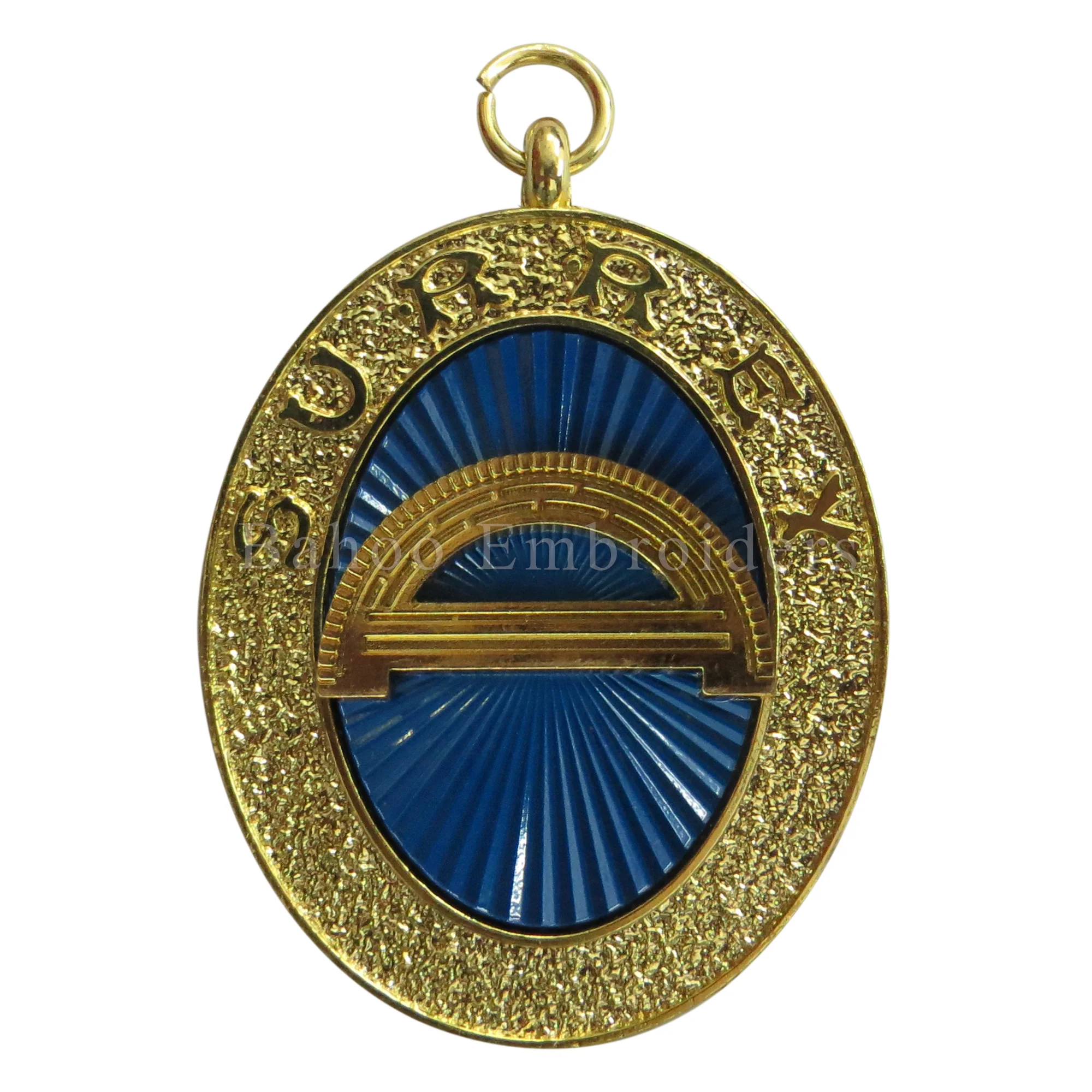 MASONIC CRAFT PROVINCIAL COLLAR JEWELS FOR SUPERINTENDENT OF WORKS - GOLD PLATED