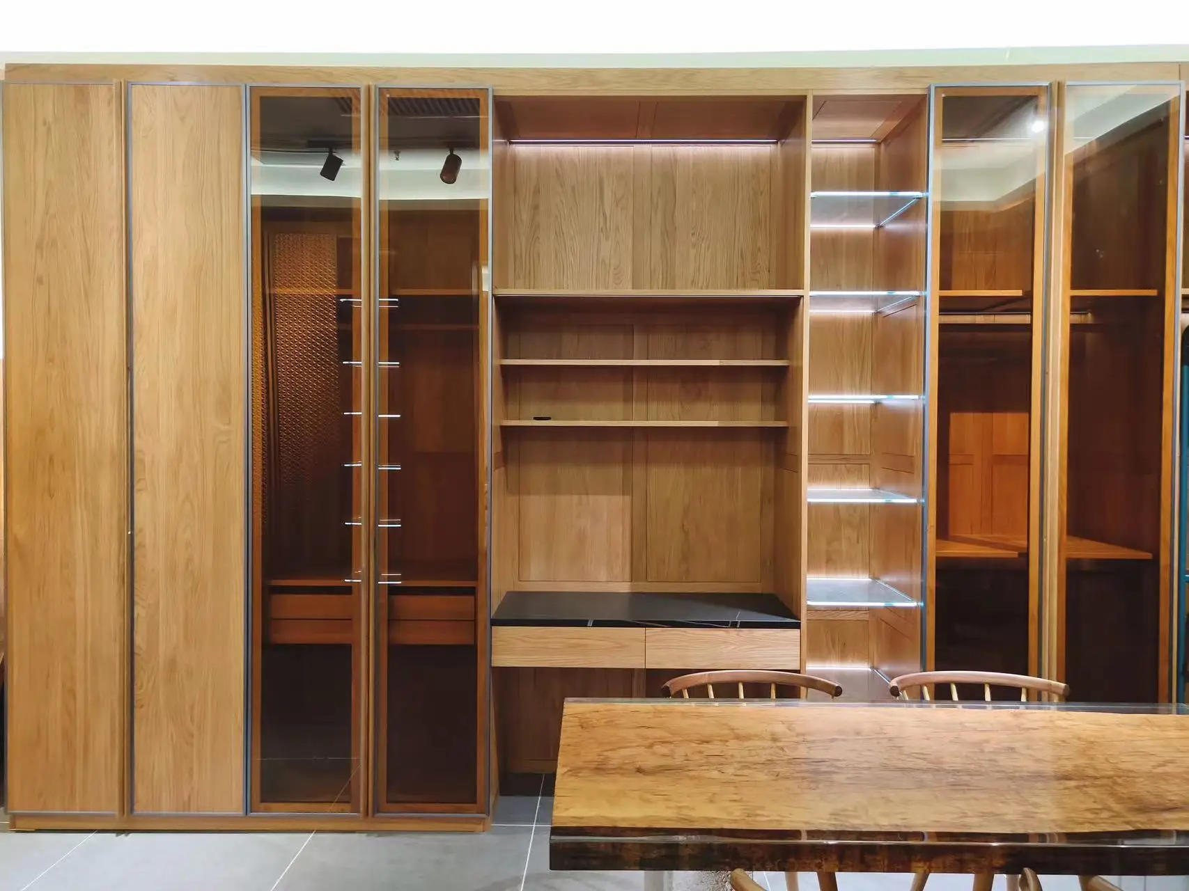 Whole House Build In Furniture Furniture Customized 100% Real Solid Wood Furniture