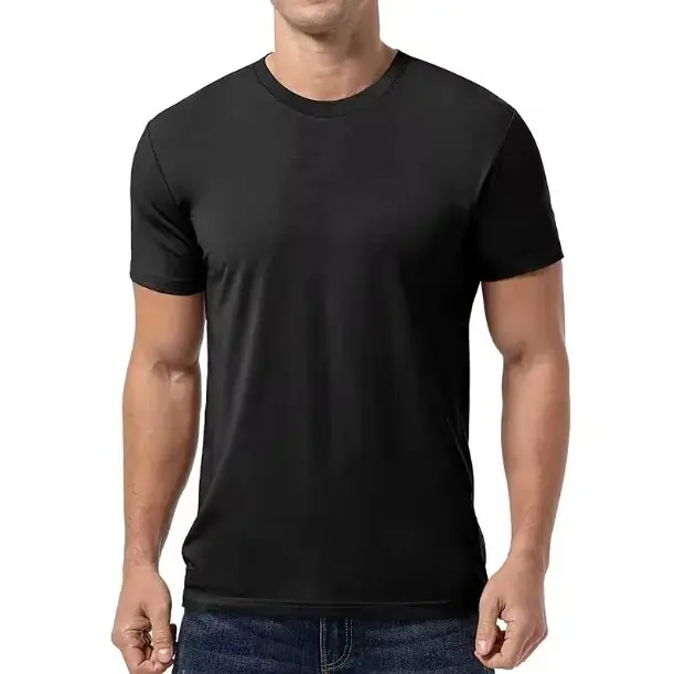 High Quality Gym Shirt Fit T-Shirts 95% Cotton 5% Spandex Short Sleeve Training Fitness Quick Dry Gym T Shirt For Men