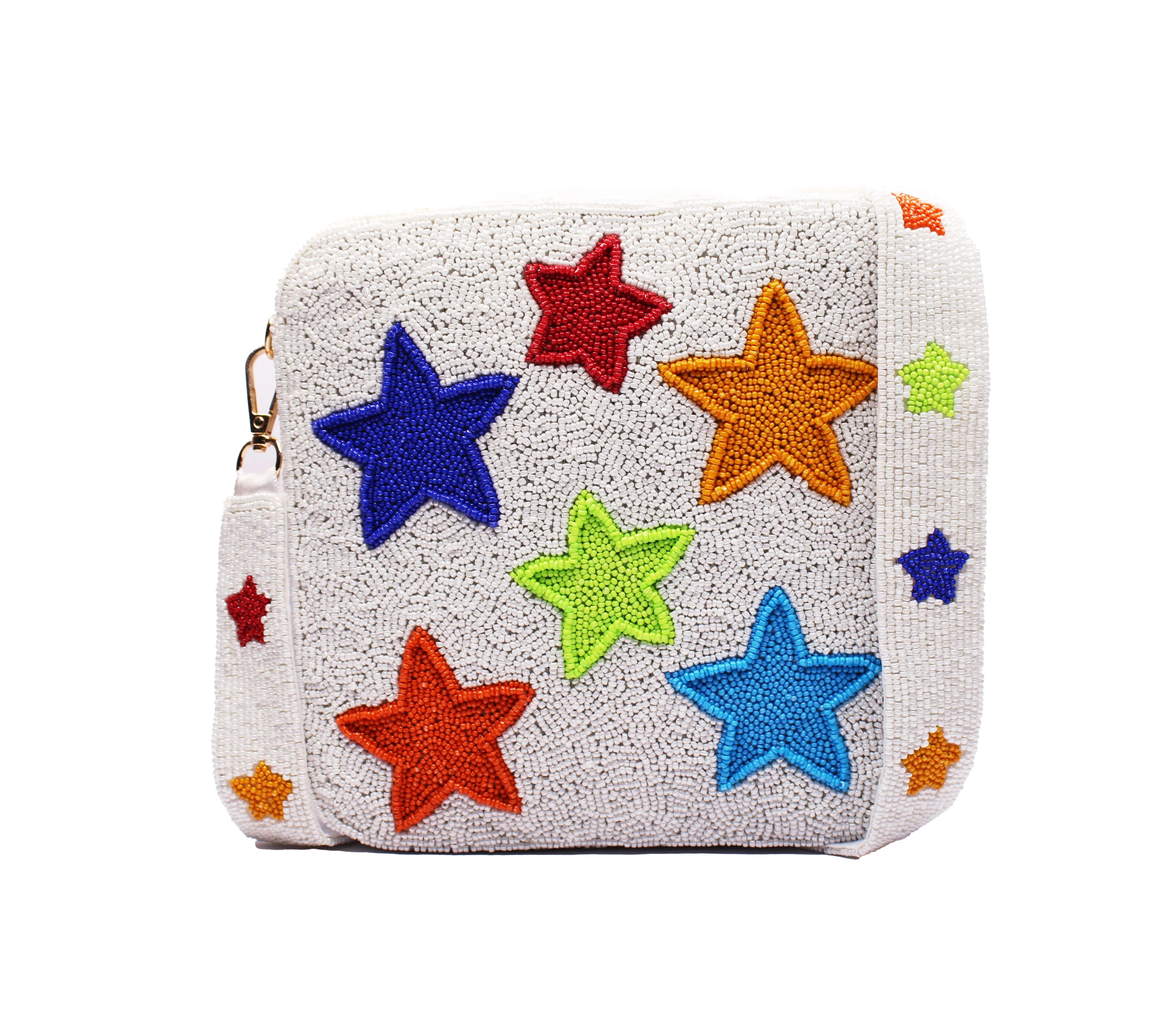 Navy Blue Belly Medium Size Bag with Gold Zipper for Women, Leather Shoulder Bag, Crossbody Bag Belt Bag with Strap