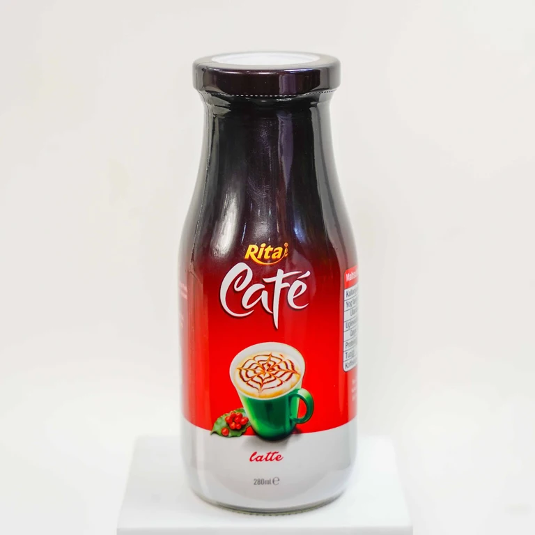 Private Label 280ml Glass Bottle Instant Coffee Drink with Espresso Flavor Vietnam Beverages