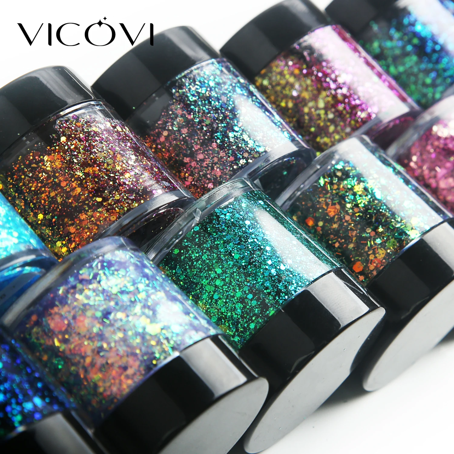 Large bottle of 30g stage makeup sequins gel eye shadow glitter powder pearlescent brand liquid gel eye shadow